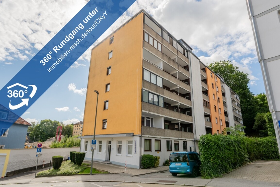 Passau - Wohnen in bester Lage!  2-Zimmer-Wohnung mit Balkon, Duschbad & EBK