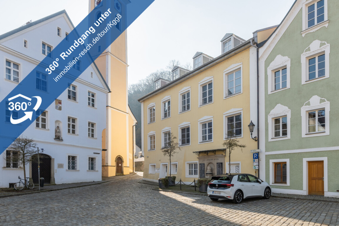 Passau - Ruhige Wohnlage mit Altstadtflair 2-Zimmer-Dachgeschoss Wohnung direkt am Halser Marktplatz