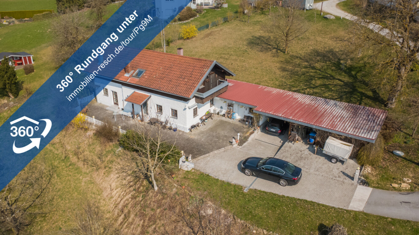 Traumhafter Blick in Alkofen Einfamilienhaus in Sackgassenlage mit Nebengebäuden