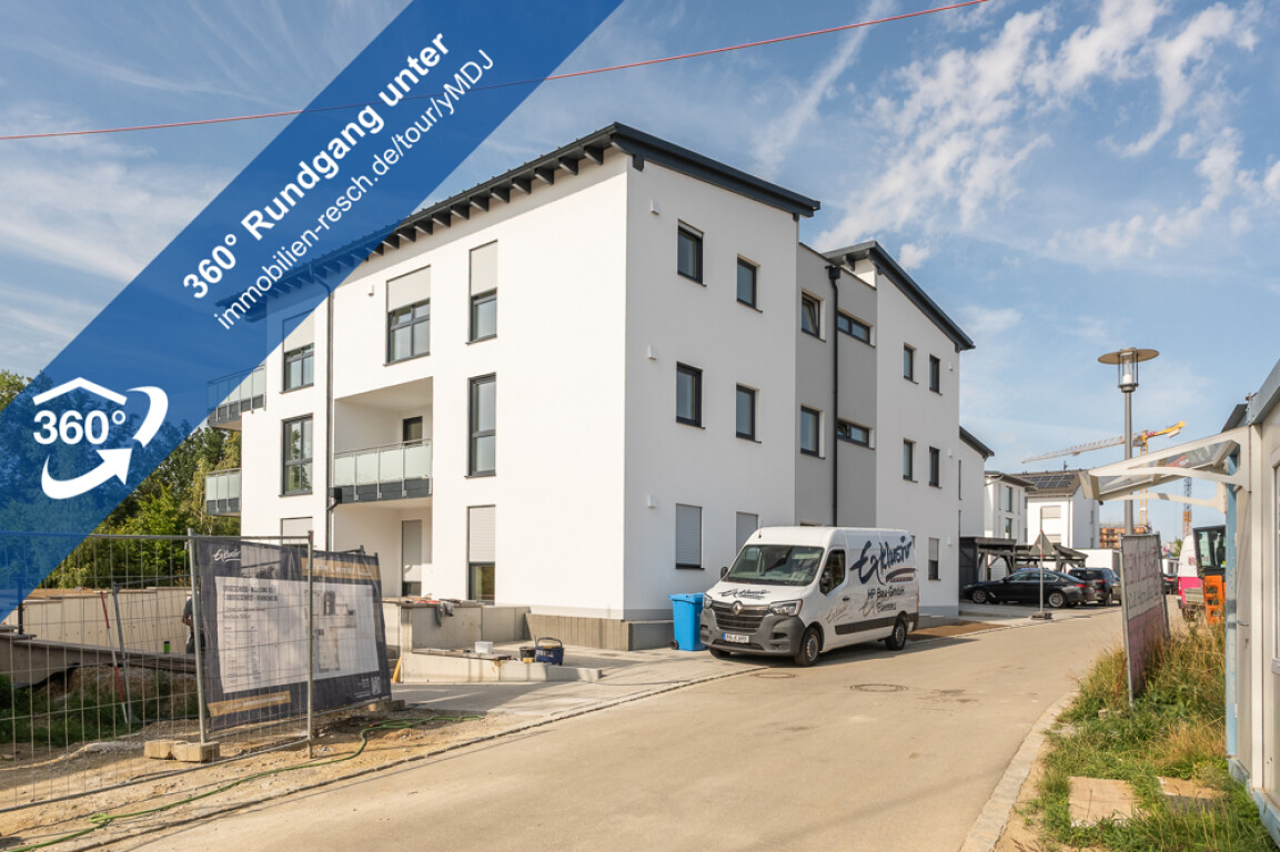 Vilshofen - Moderne 2-Zimmer-Neubauwohnung mit EBK und überdachtem Balkon Erstbezug in Vilshofen an der Donau