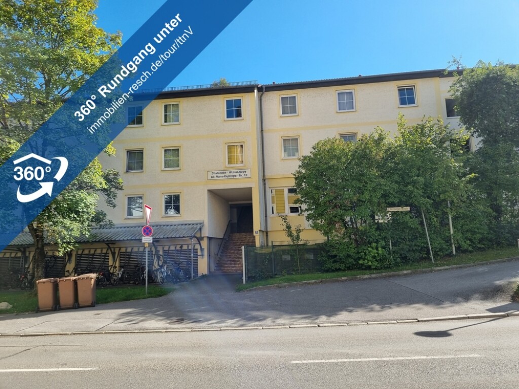 2 Zimmer Wohnung in top zentraler Stadtlage – nur 500 m von der Universität und dem Zentrum entfernt