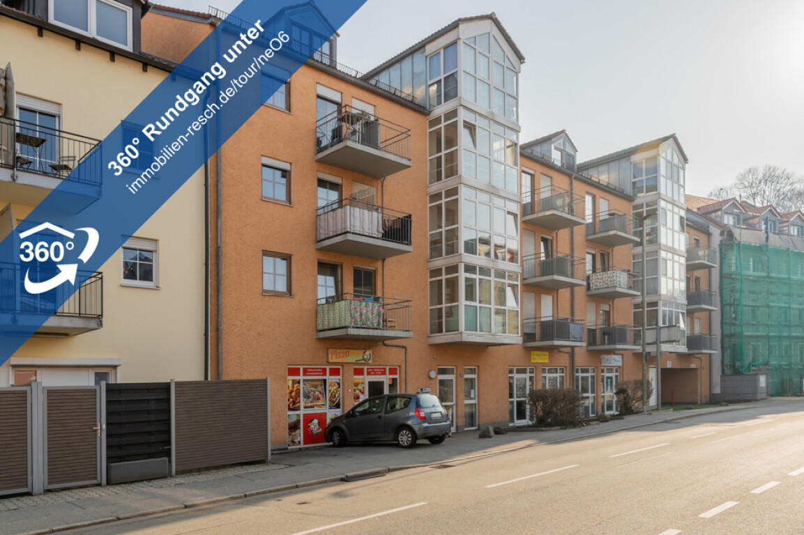 Großzügiges Studentenappartement in der Neuburger Str. / 5 Gehminuten zur neuen Mitte