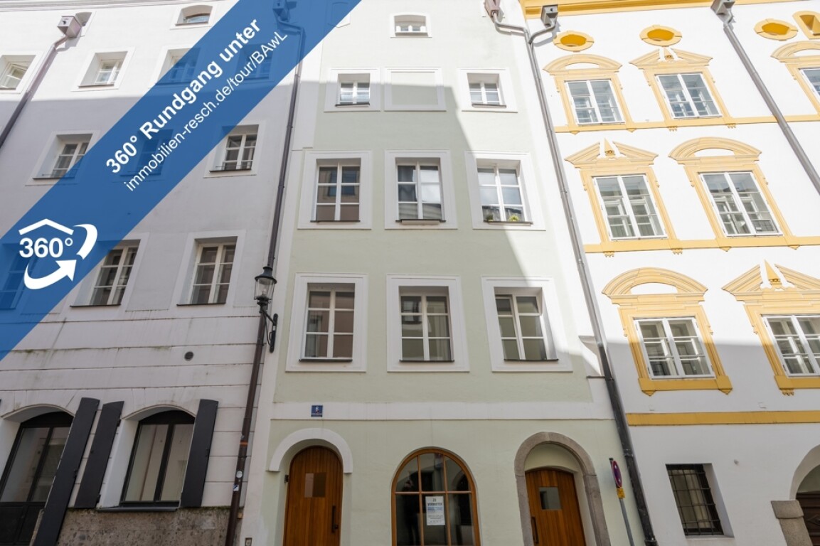 WG-Gerechte-2,5-Zimmer-Wohnung mit EBK und Duschbad in der Passauer Altstadt